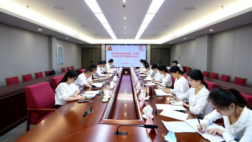 尊龙凯时集团党委书记、董事长任丁参加总部第一党支部党史学习教育专题组织生活会